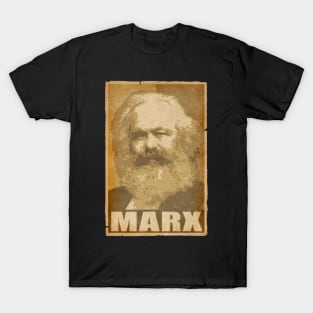 Karl Marx Propaganda Poster Pop Art T-Shirt